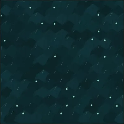 Procedural drawing of dense overlapping dragonscale armor, dark lozenge scales with bright keel glints