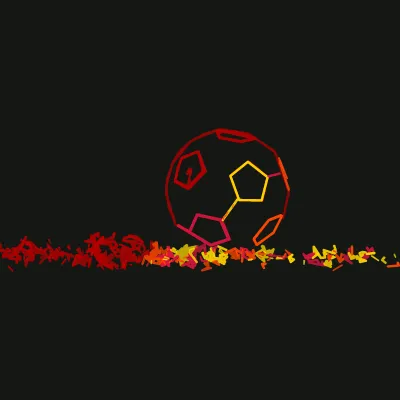 soccer ball — Complementary Split (volcanic)